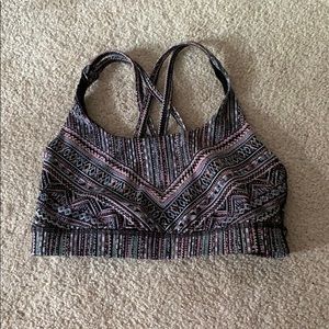 Lululemon energy bra multicolor size 6